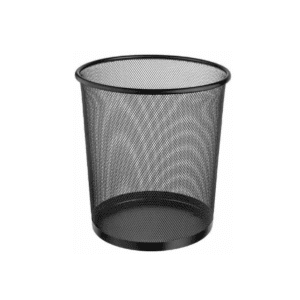 Metal Mesh Wastebasket